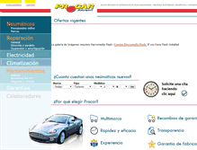 Tablet Screenshot of procarmadrid.com
